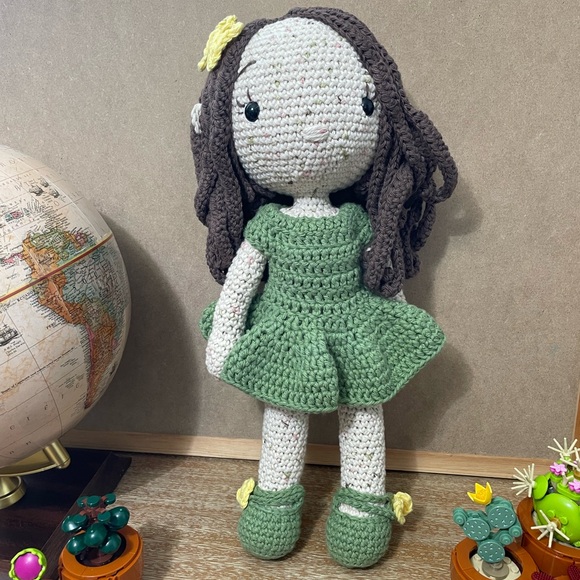 Rosemary- 15 inches amigurumi doll